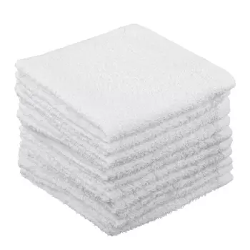 PROVANCE Лайт Комплект салфеток махровых для уборки 10 шт, 100% хлопок, 25х25см, белый