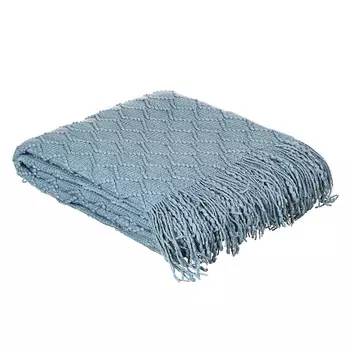 PROVANCE Мятный Латте Плед с рельефным узором 130х170см, 100% акрил, 3 цвета