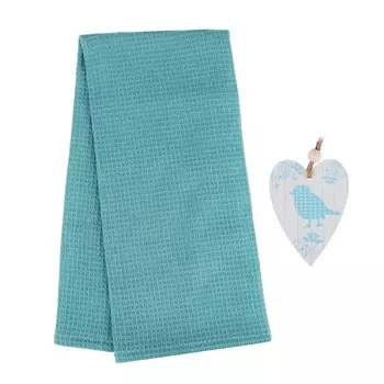 PROVANCE Мятный Латте Полотенце вафельное с сувениром, 40х60см, 100% хлопок, 220гр/м, 3 дизайна