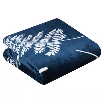 PROVANCE Плед, микрофибра, 200х220см, 230гр/м, "Гармония", синий MP