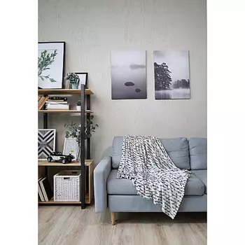 PROVANCE Плед с вязаным принтом 130х150см, 240гр/м, 100% микрофибра