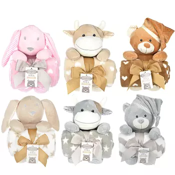 PROVANCE Плед в комплекте с сувениром 90х75см, 240гр/м, 100% полиэстер