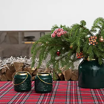 PROVANCE Шотландка Скатерть текстильная, 140x180см, 100% хлопок