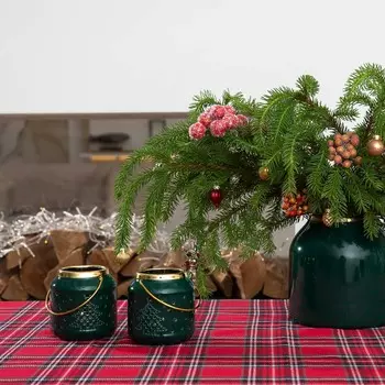 PROVANCE Шотландка Скатерть текстильная, 140x180см, 100% хлопок