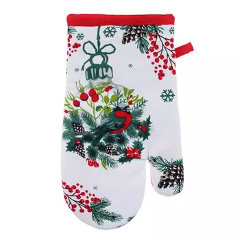 PROVANCE Снегирь Прихватка-варежка, 100% хлопок, 18х29см