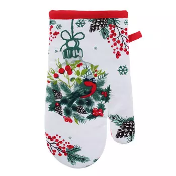 PROVANCE Снегирь Прихватка-варежка, 100% хлопок, 18х29см