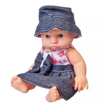 Пупс в одежде 21см в асс-те, ПВХ