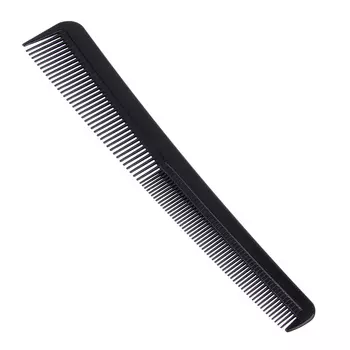 Расческа гребень ЮниLook, антистатик эффект, 18x2,5 см, черный