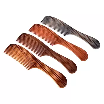 Расческа-гребень, пластик, 21,8х4,5см, 4 цвета