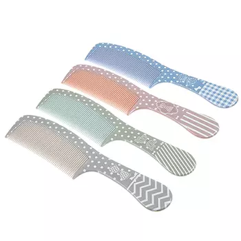 Расческа-гребень, пластик, 22х4,8см, 4 цвета