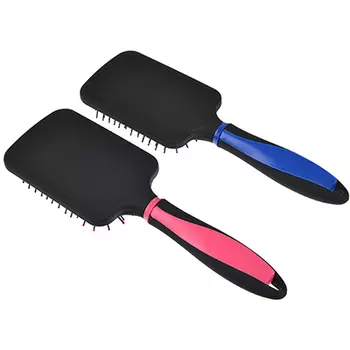 Расческа массажная, пластик, 25,5х8см, 2 цвета, РМ19-7