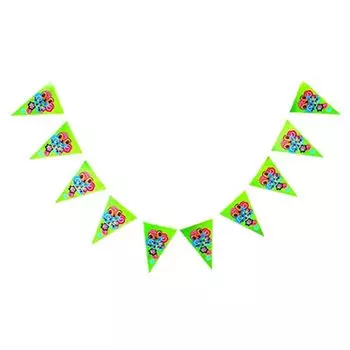 Растяжка бумага, 10 листов, 230х29см, Капитан Весельчак "С Днем Рождения"