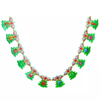 Растяжка бумажная с елочками СНОУ БУМ 2,64 м