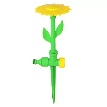 Разбрызгиватель на пике "Подсолнух" 33см, пластик (S до 50 м2) INBLOOM