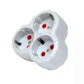 Разветвитель тройной с заземлением, K-03