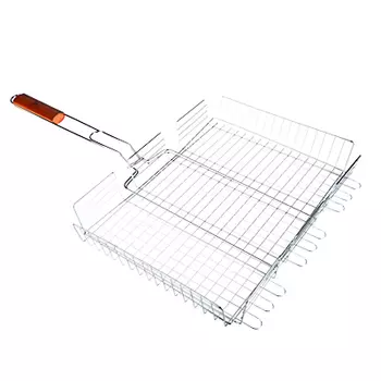 Решетка-гриль хромированная 70х(30х40х5) см, GRILLBOOM