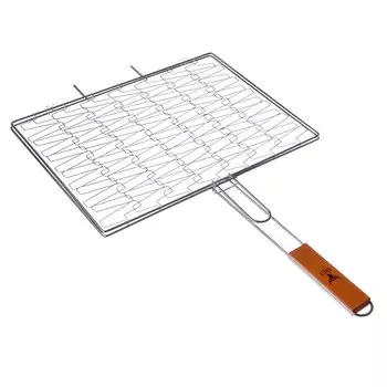 Решетка-гриль хромированная, эластичная, 65х(40х30) см, GRILLBOOM