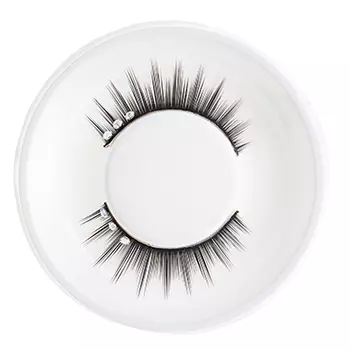 Ресницы накладные со стразами 1 пара, цвет черный