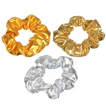 Резинка для волос, полиэстер, d5 см, 3 цвета