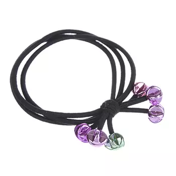 Резинка для волос, полиэстер, пластик, d5,5 см, 1 дизайн