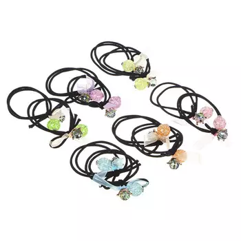 Резинки для волос BERIOTTI, 2 шт, d.8 см, 4-6 дизайнов