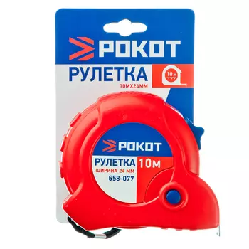 РОКОТ Рулетка 10м х24мм