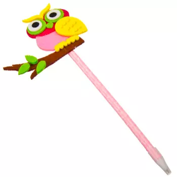 Ручка шариковая, 22 см, пластик, 3 дизайна