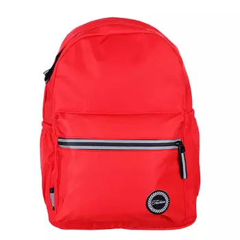 Рюкзак 40x28x16 см,1 отделение, уплотненные лямки, гладкий нейлон, красный