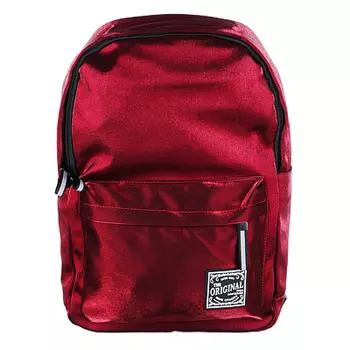 Рюкзак 40x28x16 см,1 отделение, уплотненные лямки, сияющий нейлон, красный