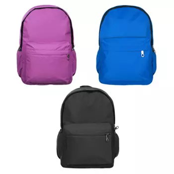 Рюкзак подростковый, 39x29x15см, 1 отделение, 3 кармана, нейлон, 3 цвета