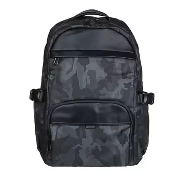 Рюкзак универсальный 43,5x28,5x14,5см, 1 отд., 5 карм., большие молнии, иск.кожа ПРЕМИУМ, "милитари"