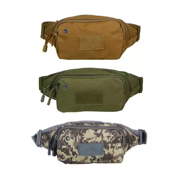 РУССО ТУРИСТО Сумка поясная тактическая, 2 отделения, полиэстер