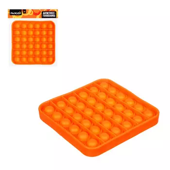 РЫЖИЙ Антистресс-головоломка, силикон, 12х12см