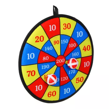 Рыжий Дартс на липучках, 28см, 2 мяча, пластик, бумага