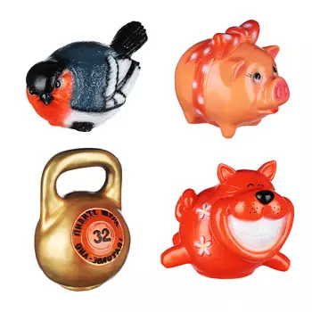 Рыжий Копилка гипсовая, 17-29см, 4 дизайна