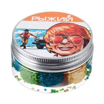 Рыжий Мармелад жевательный ассорти, в банке, 75г