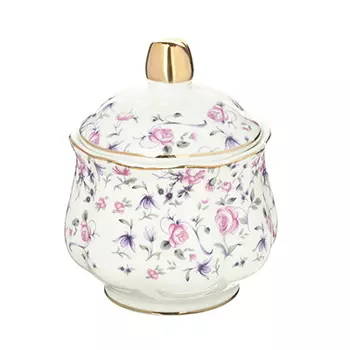 Сахарница, костяной фарфор, 230 мл, 9х11,5 см, MILLIMI "Пастораль"