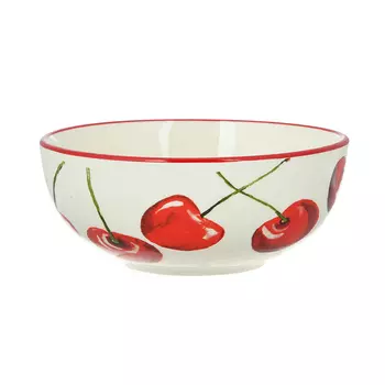 Салатник 11х11х4,5 см, керамика, MILLIMI "Вишни"