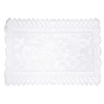 Салфетка ажурная декоративная на стол, 30х40см