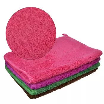 Салфетка для мебели из микрофибры, двухслойная, 25х35 см, 300 гр./кв.м., 4 цвета, VETTA