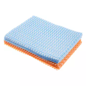 Салфетка перфорированная 10 шт, вискоза, 30x38 см