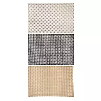 Салфетка сервировочная, крупноплетеный ПВХ, 30x45см, 3 цвета