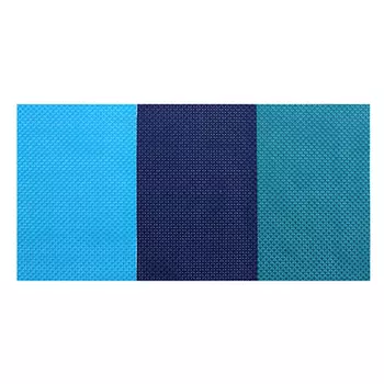 Салфетка сервировочная, крупноплетеный ПВХ, 30x45см, синие оттенки, 3 цвета
