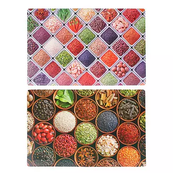 Салфетка сервировочная, PP, 43x28см, "Специи", 2 дизайна, Дизайн GC