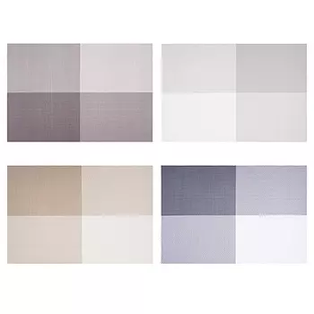 Салфетка сервировочная ПВХ, 30х45см, "Графика", 4 цвета