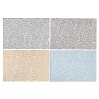 Салфетка сервировочная ПВХ, 30x45см, 4 цвета, "Узоры"