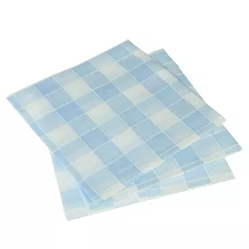 Салфетки для кухни 3 шт, вискоза, 30x30 см, 2 цвета, VETTA "Клетка"