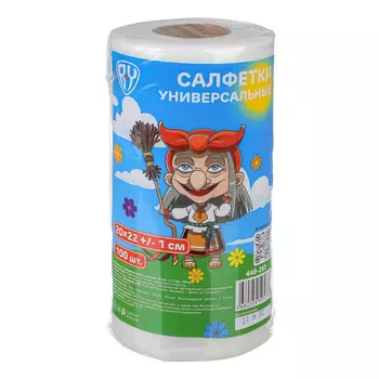 Салфетки универсальные в рулоне, 100шт, герои