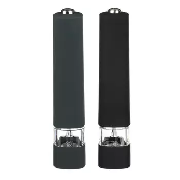 SATOSHI Мельница для специй электрическая 20,5 см, пластик/акрил/силикон, 2 цвета, MG707D