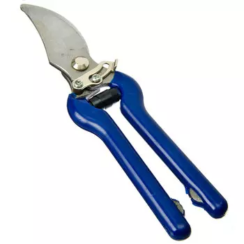 Секатор садовый 8", углеродистая сталь50, возвратная пружина, фиксатор, PР-рукоять, INBLOOM